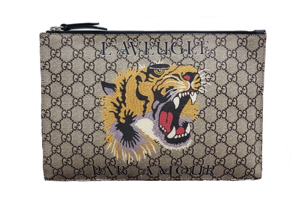 Gucci Tiger Clutch Bag