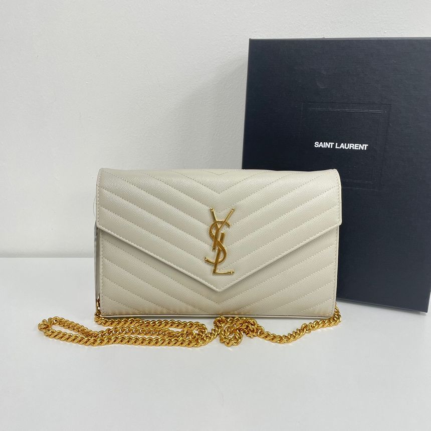 Saint Laurent Monogram Chain Crossbody Bag (377828)