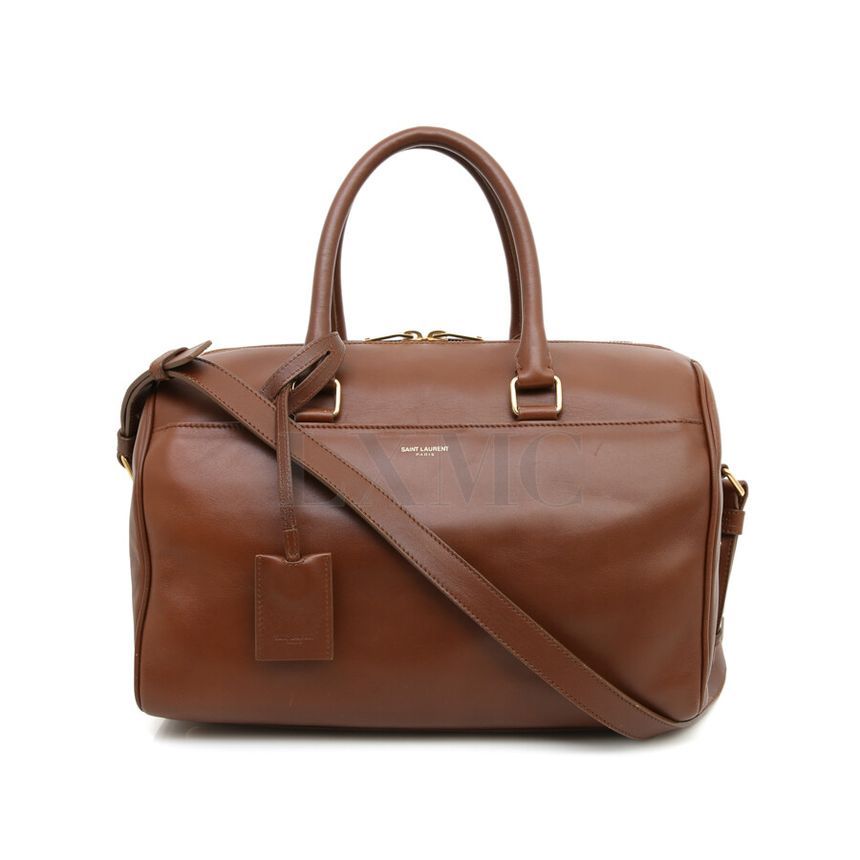 Saint Laurent Camel Brown Boston Bag 322049