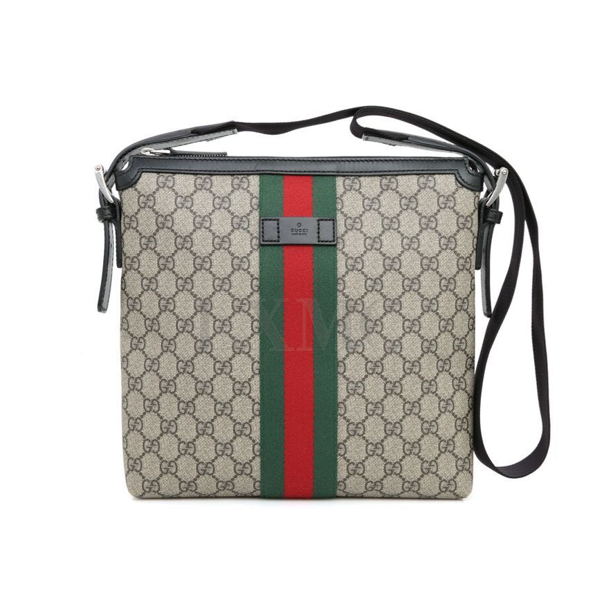 Gucci Supreme Web Stripe Messenger Bag Cross 387111