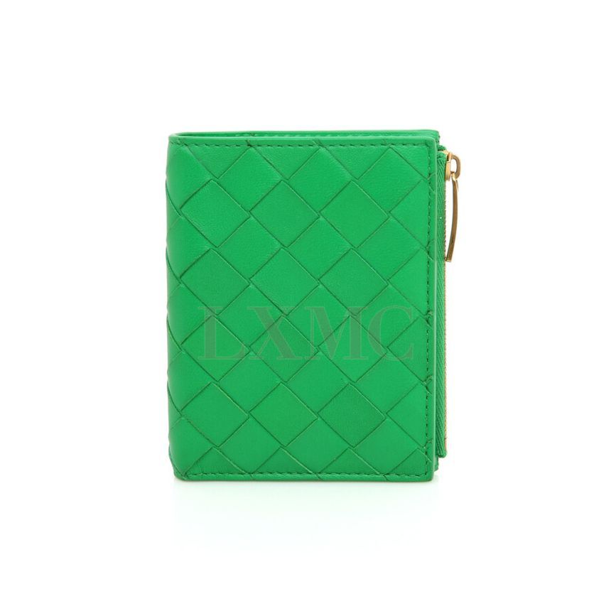 Bottega Veneta Zipper Wallet Parakeet 667468