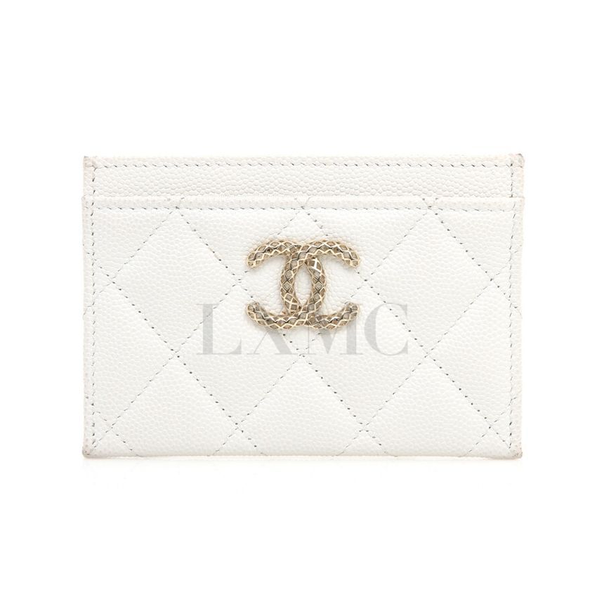 CHANEL Caviar Card Holder with CC Logo AP3188 SKU