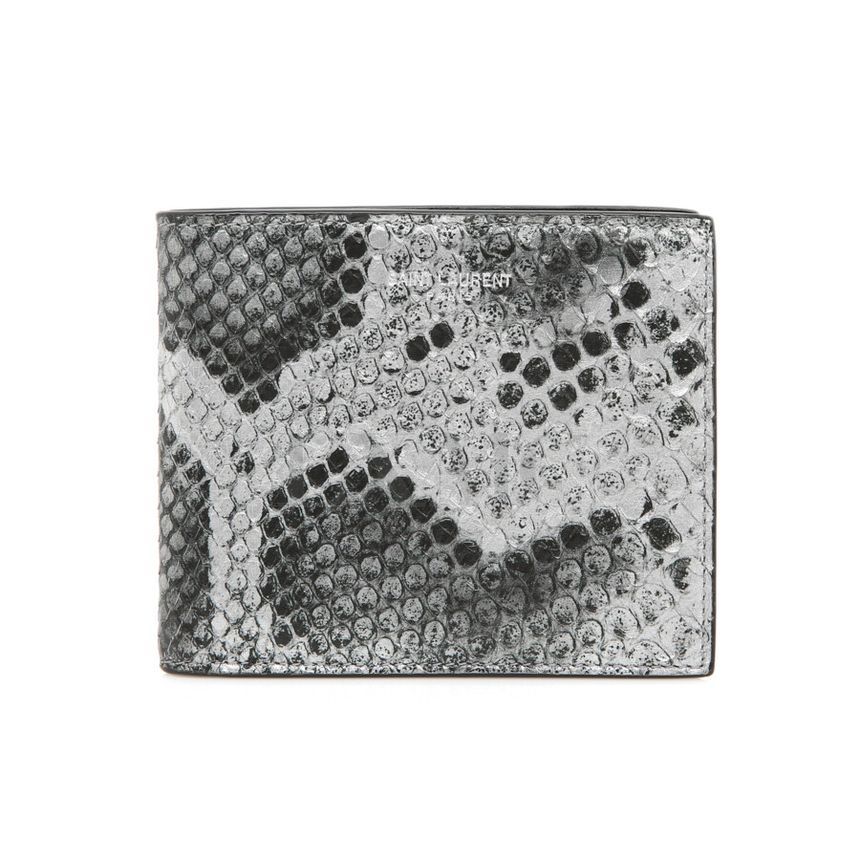 Saint Laurent Python Wallet 396307 Black Men's Wallet