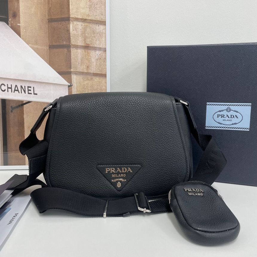 Prada Pocket Shoulder Bag (1BD293)