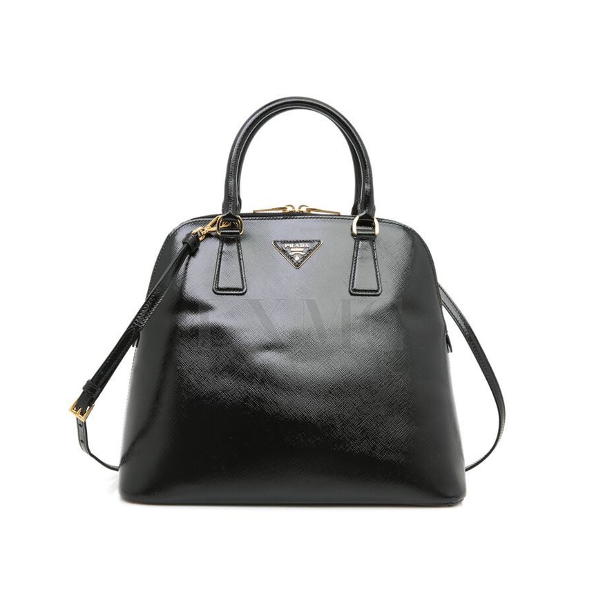 Prada Black Top Handle Crossbody Bag BL0908