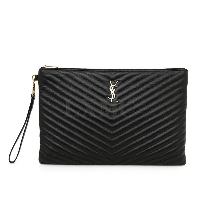 Saint Laurent Monogram Matelasse Clutch Large 440222