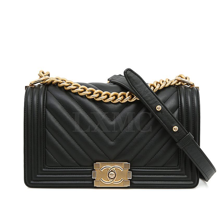 CHANEL Classic Chevron Chain Shoulder Flap Bag [SKU: 123456]