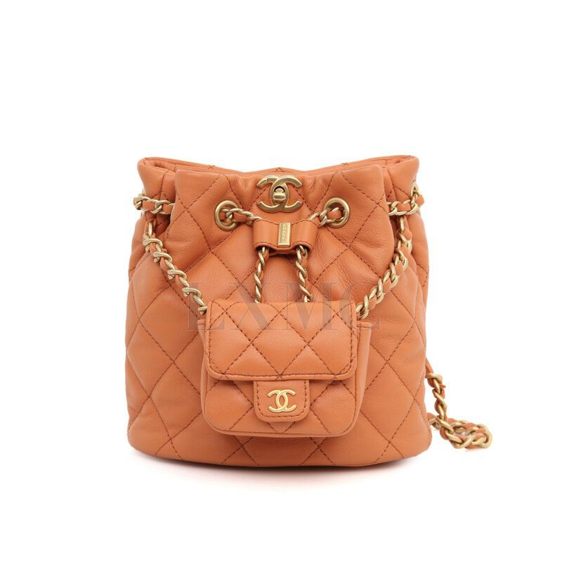 CHANEL Small Chain Backpack with AirPods Pocket AS3947 Bucket