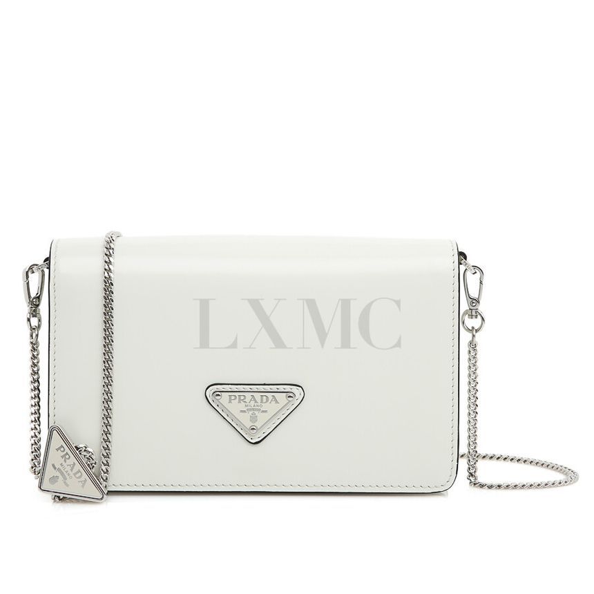 Prada Leather Shoulder Bag Mini Chain Crossbag 1BD307