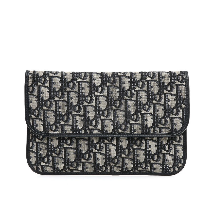 Dior Travel Clutch Bag with Strap - Obligatory Travel Pouch []