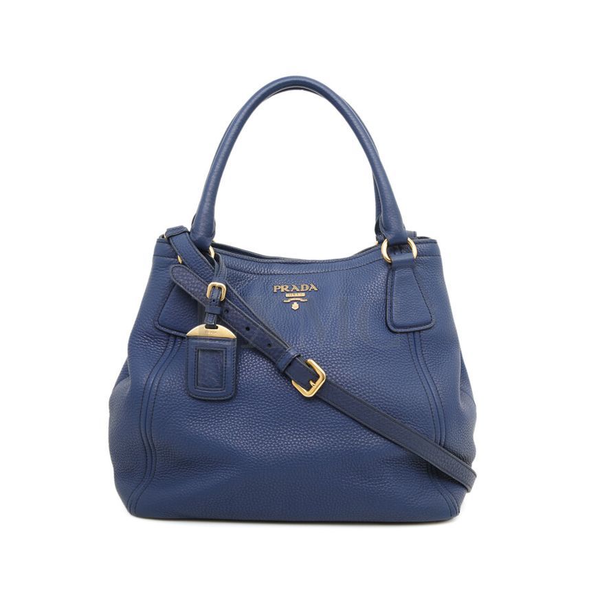 Prada Blue Dino Tote Bag Cross BN2534