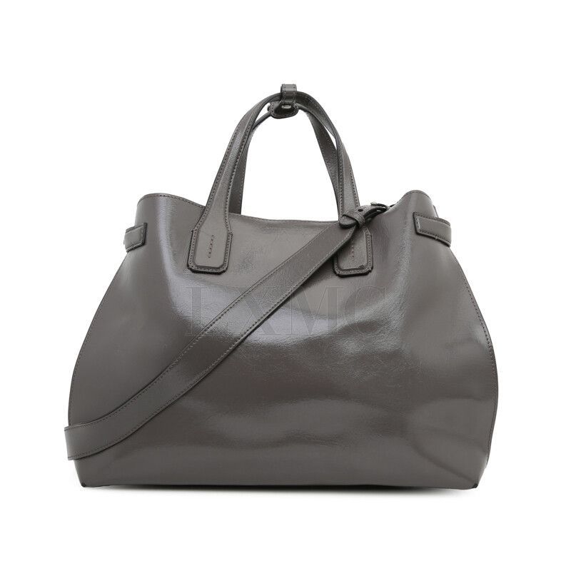 Burberry Gray Shining Calf Shoulder Bag - SKU12345