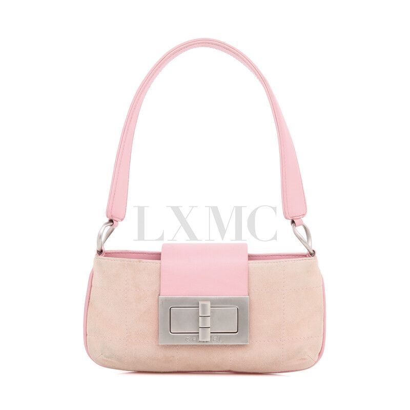 CHANEL Small Pink Flap Vintage Shoulder Bag SKU: []