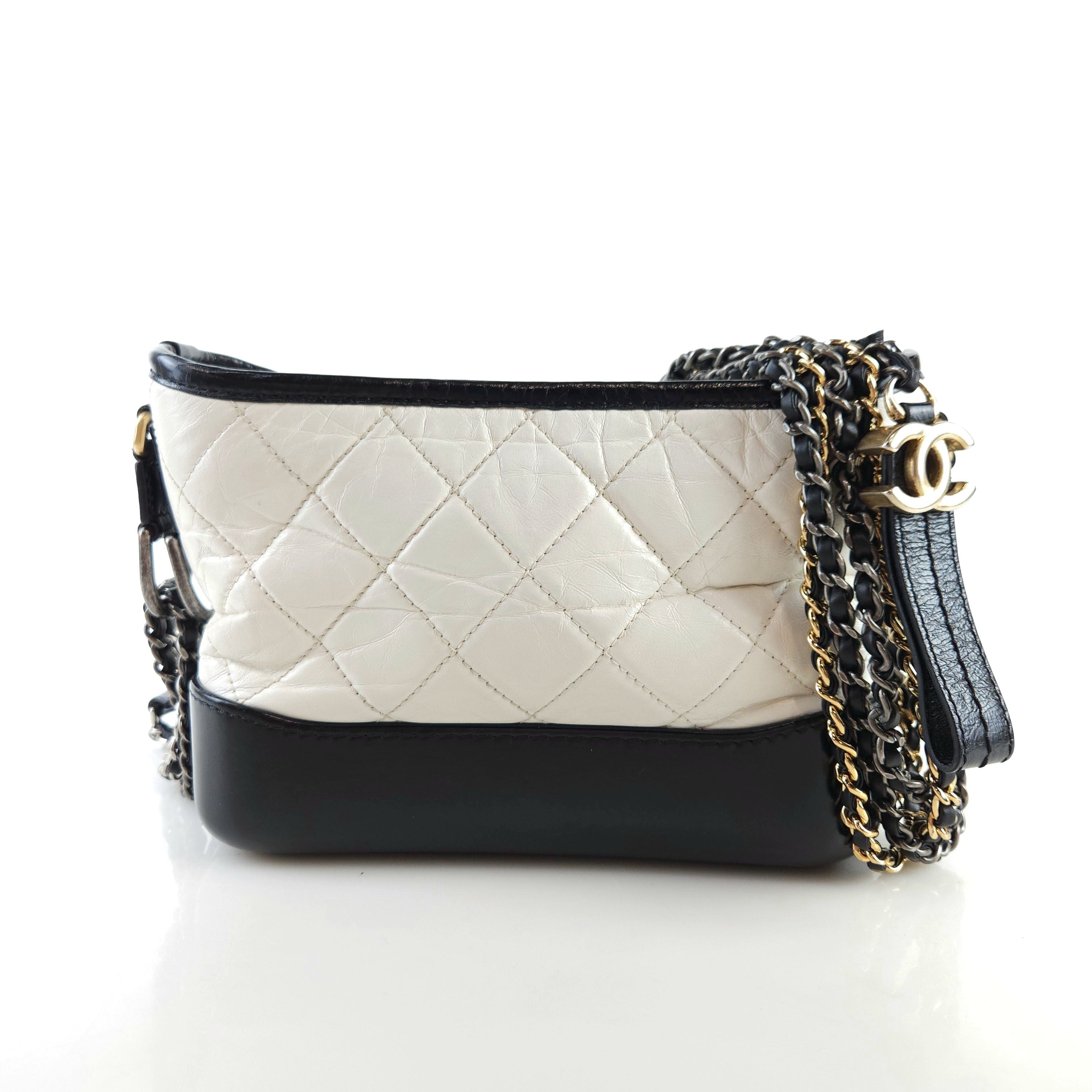 CHANEL Hobo Shoulder Crossbody Bag A91810 8599
