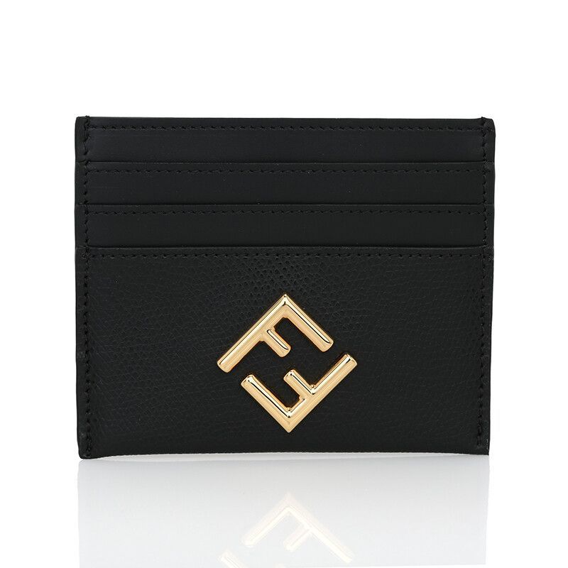 Fendi Card Wallet Card Holder Case 8M0445 Black