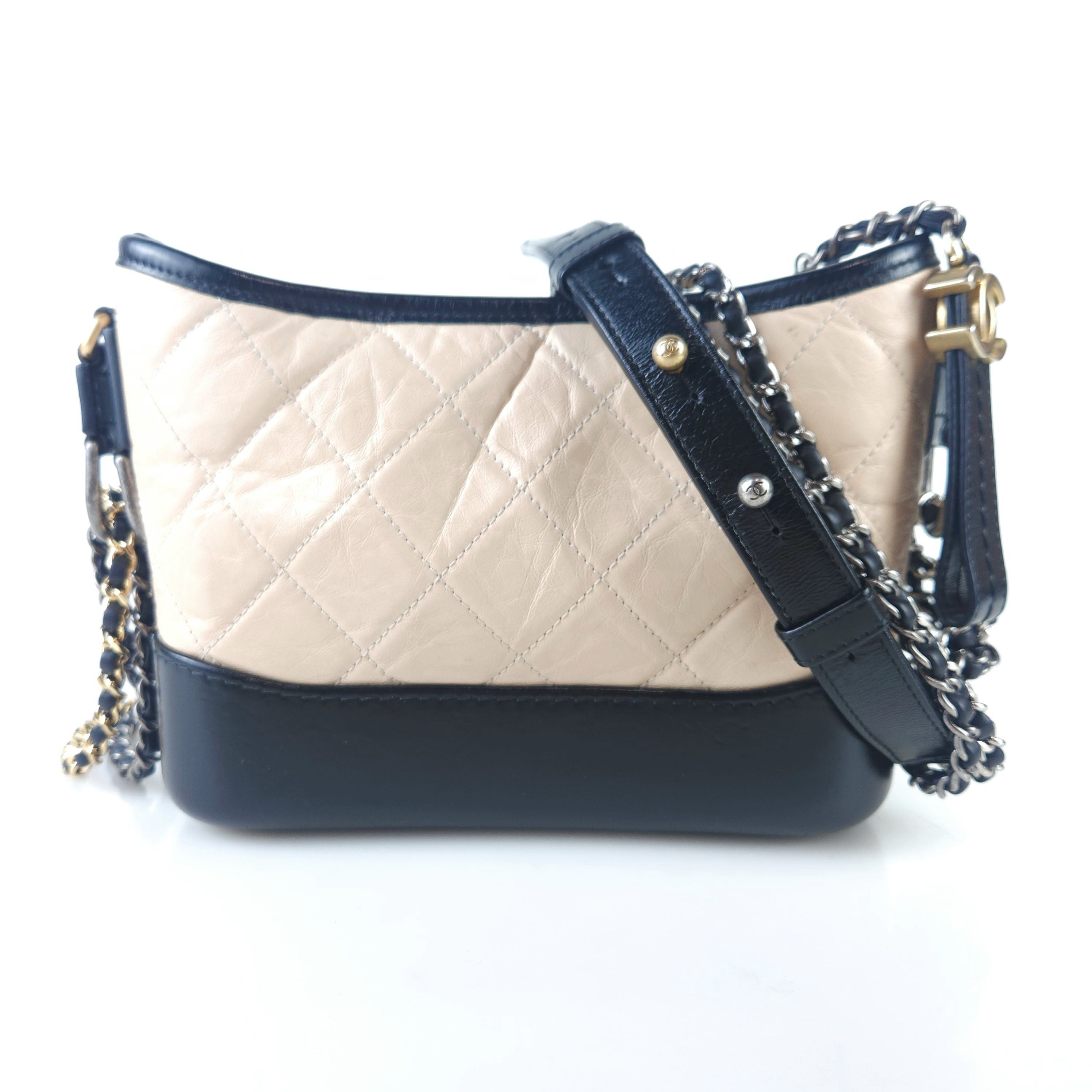 CHANEL Gabrielle Hobo Shoulder Crossbody Bag A91810 8516 SKU