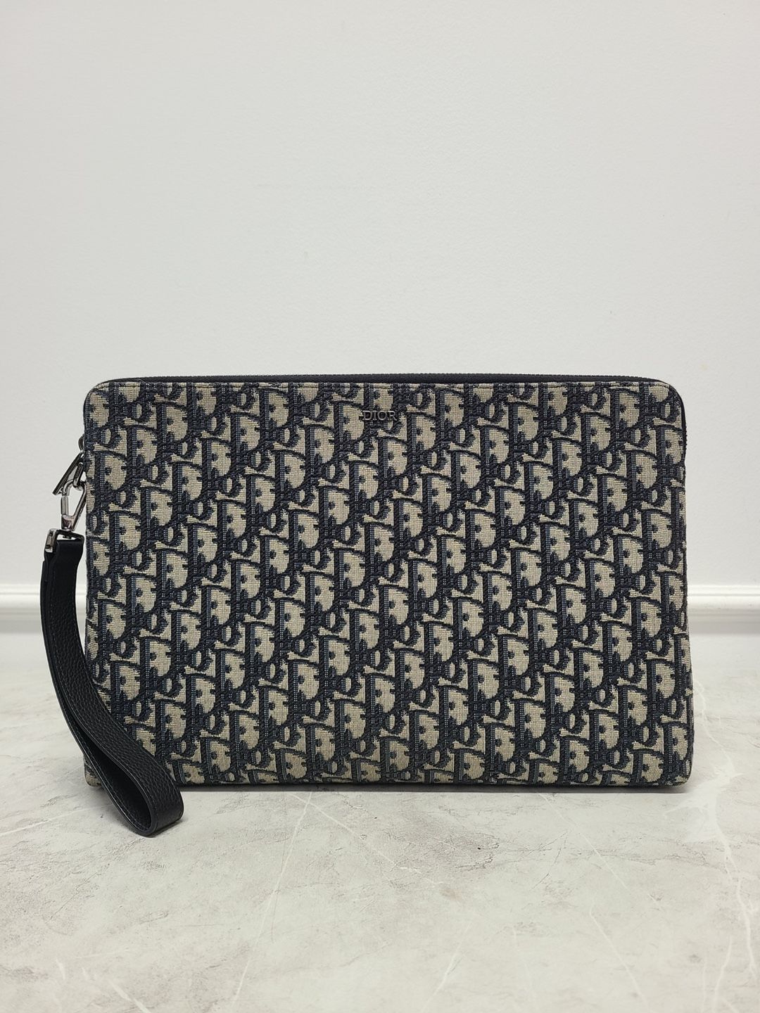 Dior A4 Zip Strap Clutch Bag - OBLIQUE (SKU: A4ZSCB01)