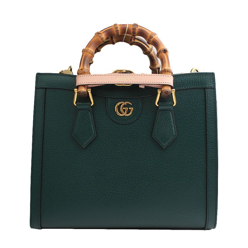 Gucci Green Python Diana Tote Bag Small - SKU 660195