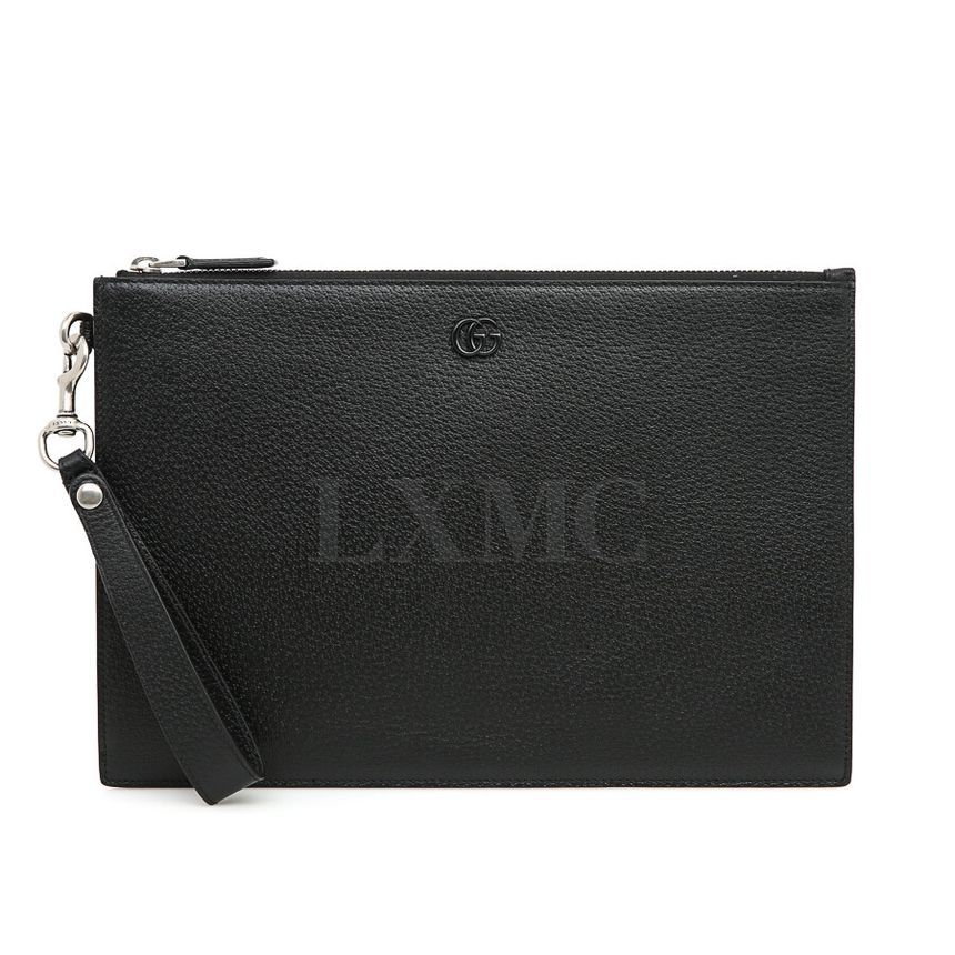 Gucci GG Mamont Mamong Clutch Black Pouch 475317