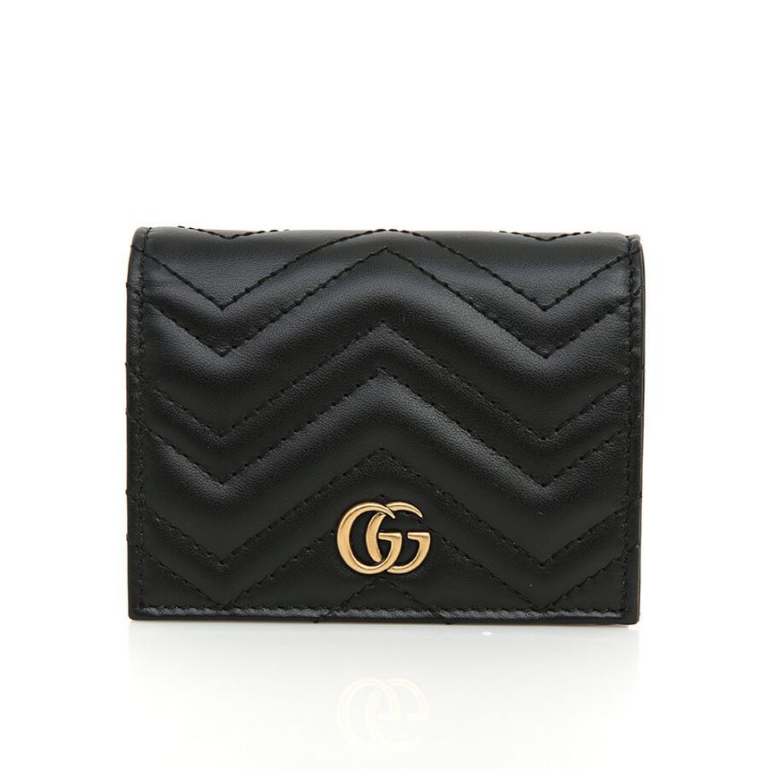Gucci GG Mamont Martasse Compact Wallet 466492 Mini Wallet