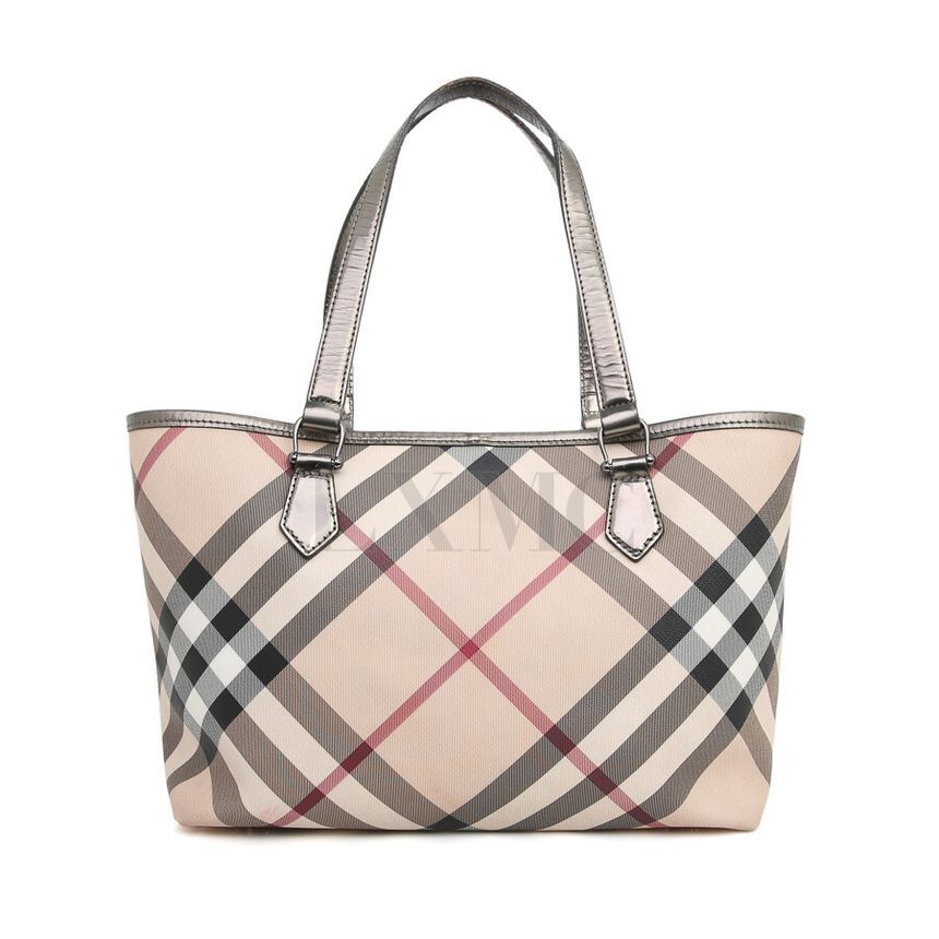 Burberry Vintage Nova Check PVC Nicky Shoulder Bag - SKU: []