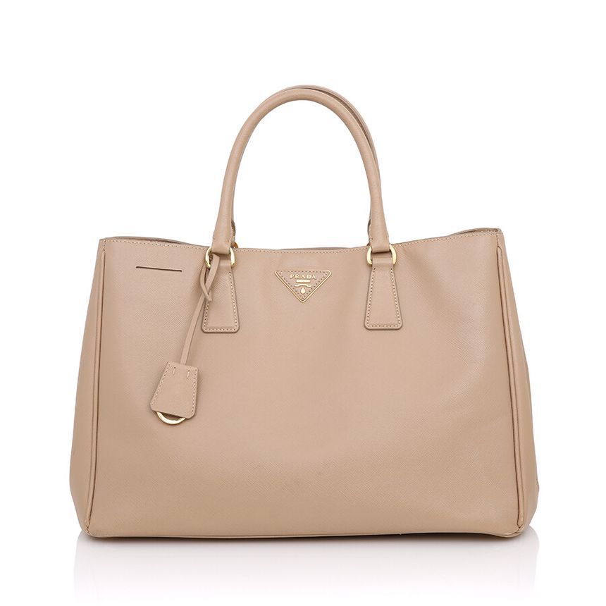 Prada Classic Beige Saffiano Tote Bag BN2274