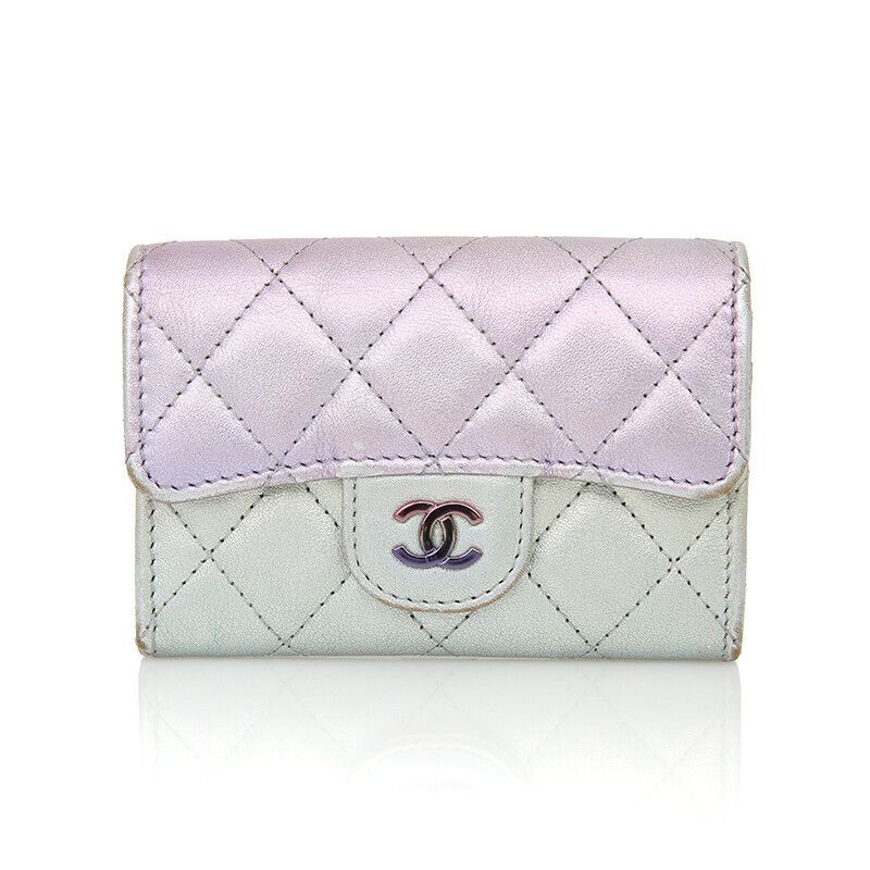 CHANEL Flap Cardholder Wallet Present Limited Color SKU