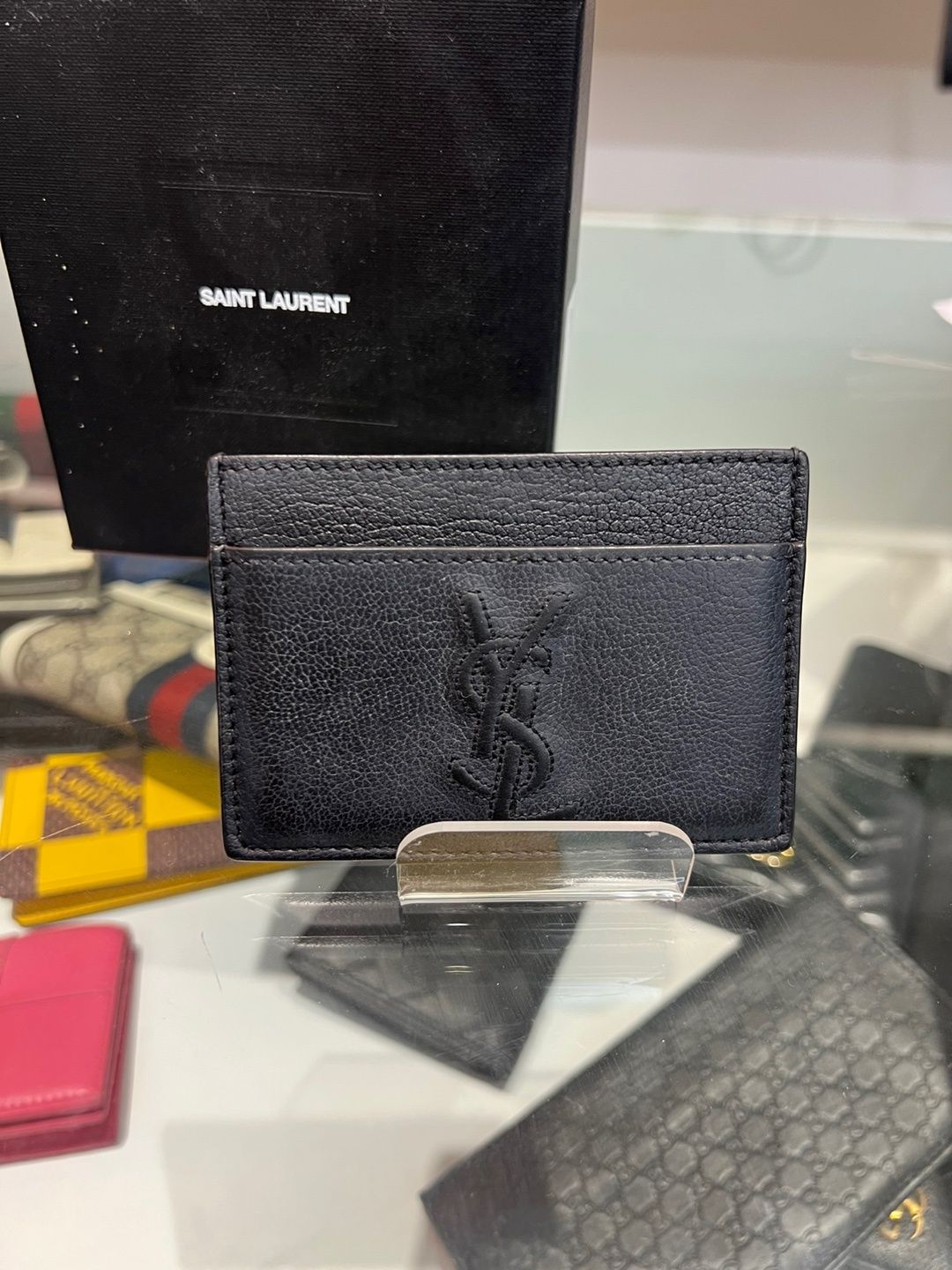 Saint Laurent Matelass Card Wallet Black (OS) SKU123456