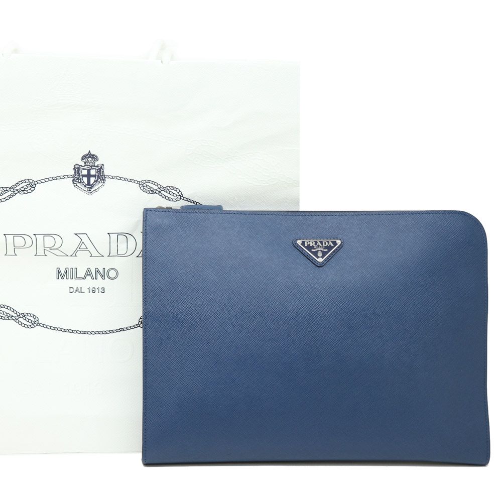 Prada Classic Unisex Clutch Bag 2VN003 - Good Price [Nearly New]
