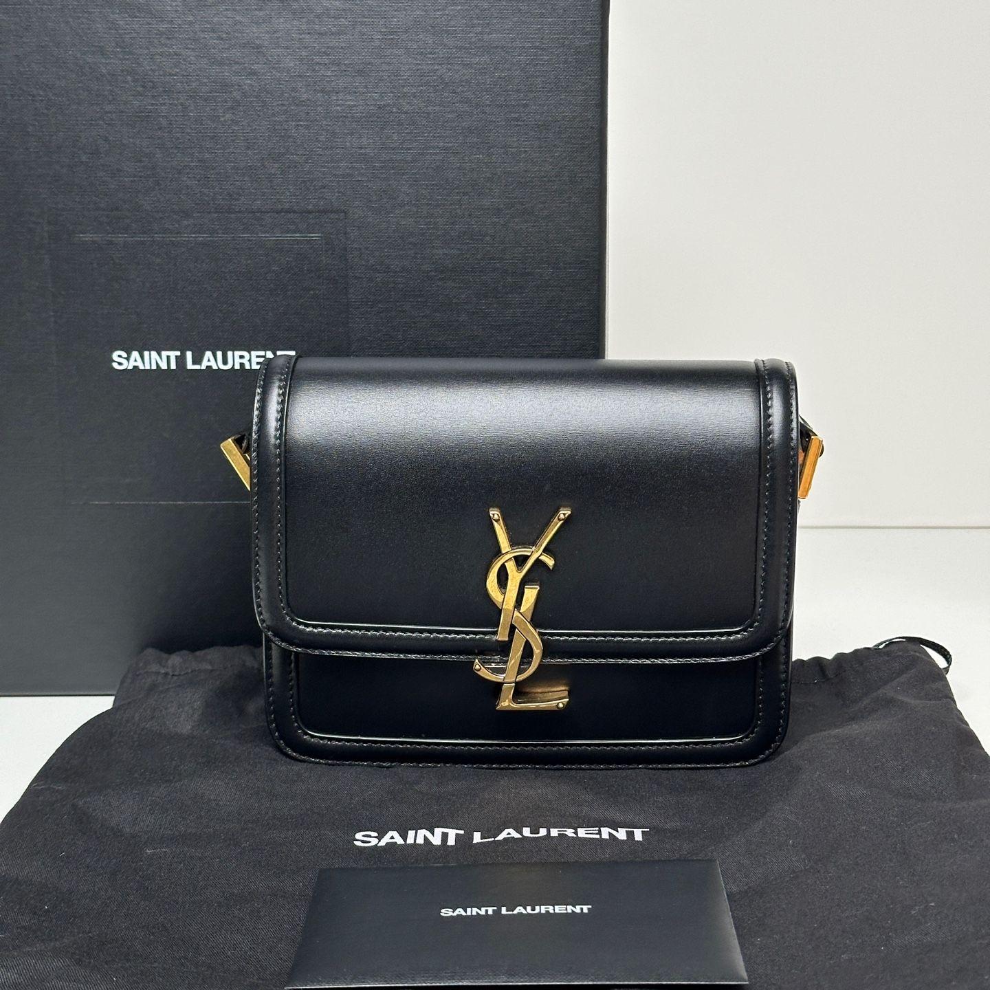Saint Laurent Black Crossbody Small Solfirino Bag 634306