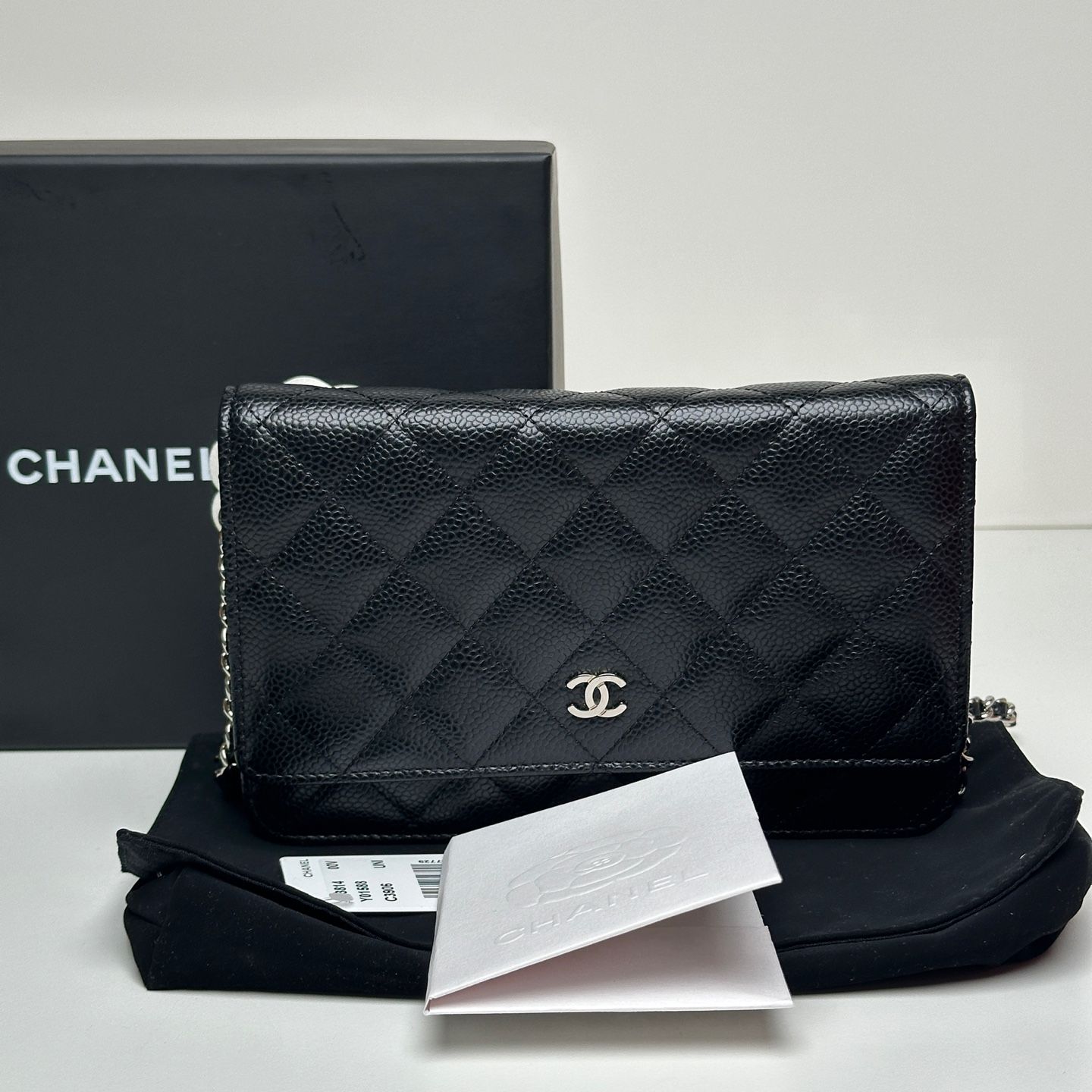 CHANEL Classic WOC Caviar Black Bag AP0250 22 Series