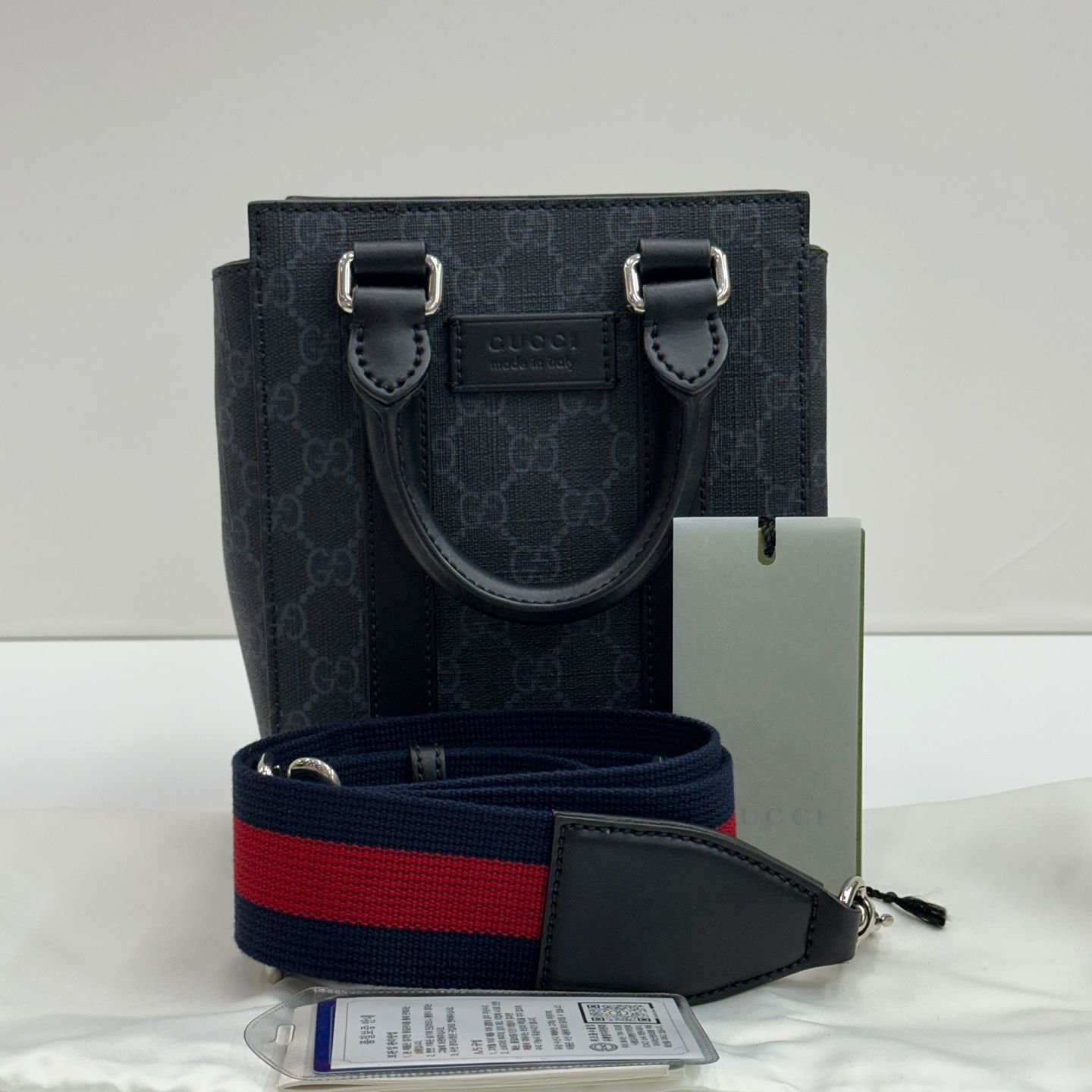 Gucci Supreme PVC Tote Shoulder Bag Mini 696010