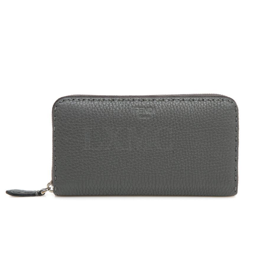 Fendi Stylish Stitch Wallet with Zipper 8M0299