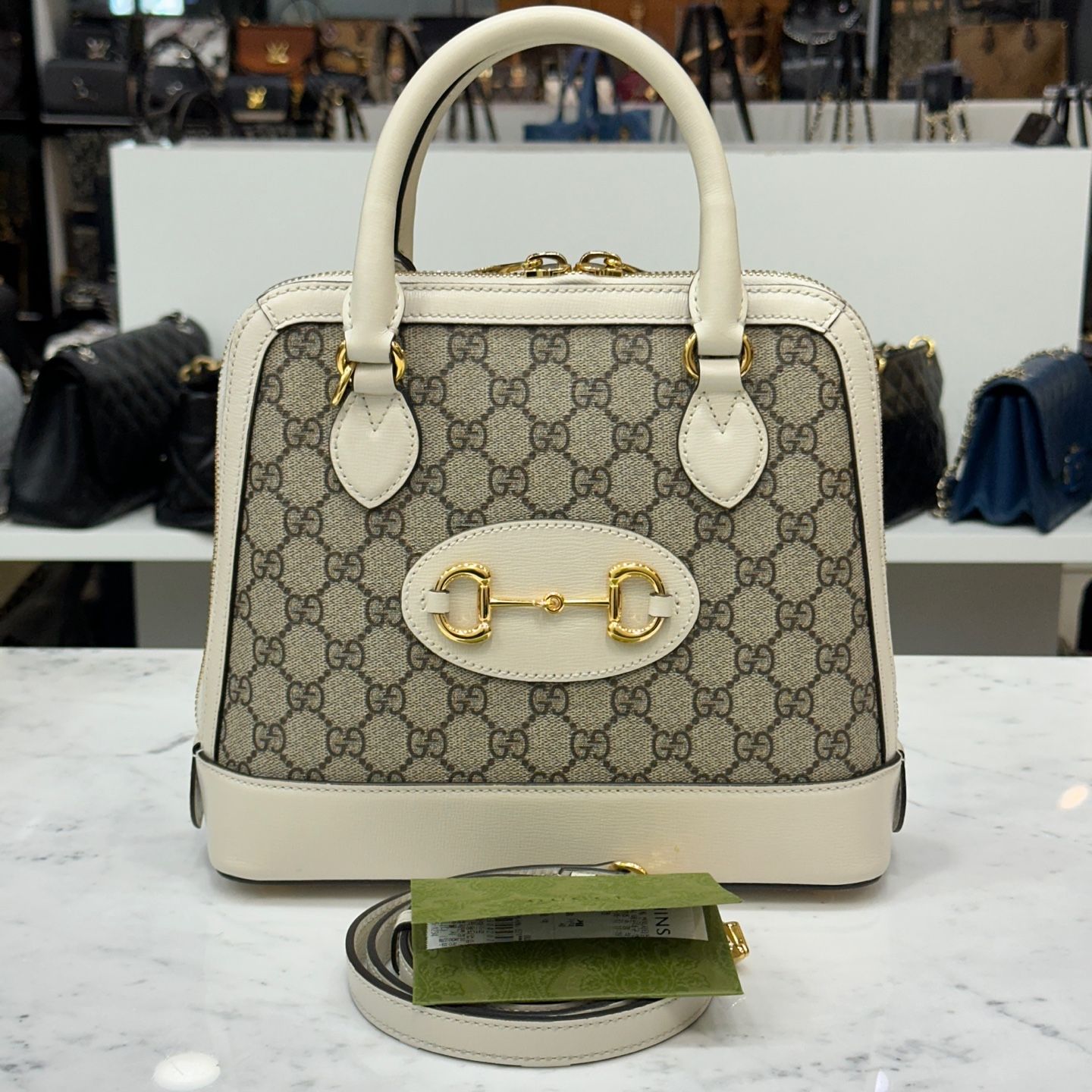 Gucci Top Handle Bag Horsebit Small 621220