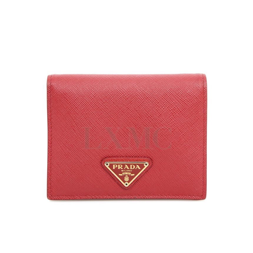 Prada Red Lip Mini Wallet 1MV204
