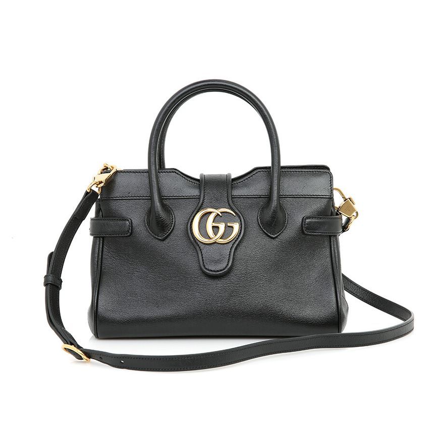 Gucci GG Mamont Mamont Top Handle Cross Shoulder 658450