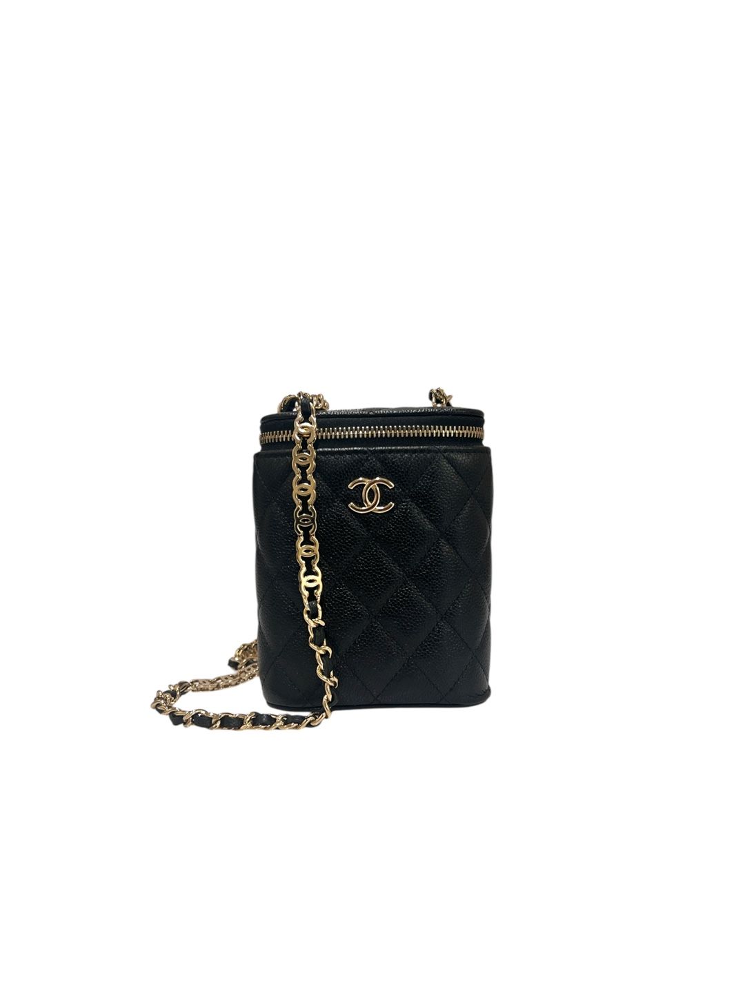 CHANEL Caviar Cosmetics Vanity Chain Bag AP2646