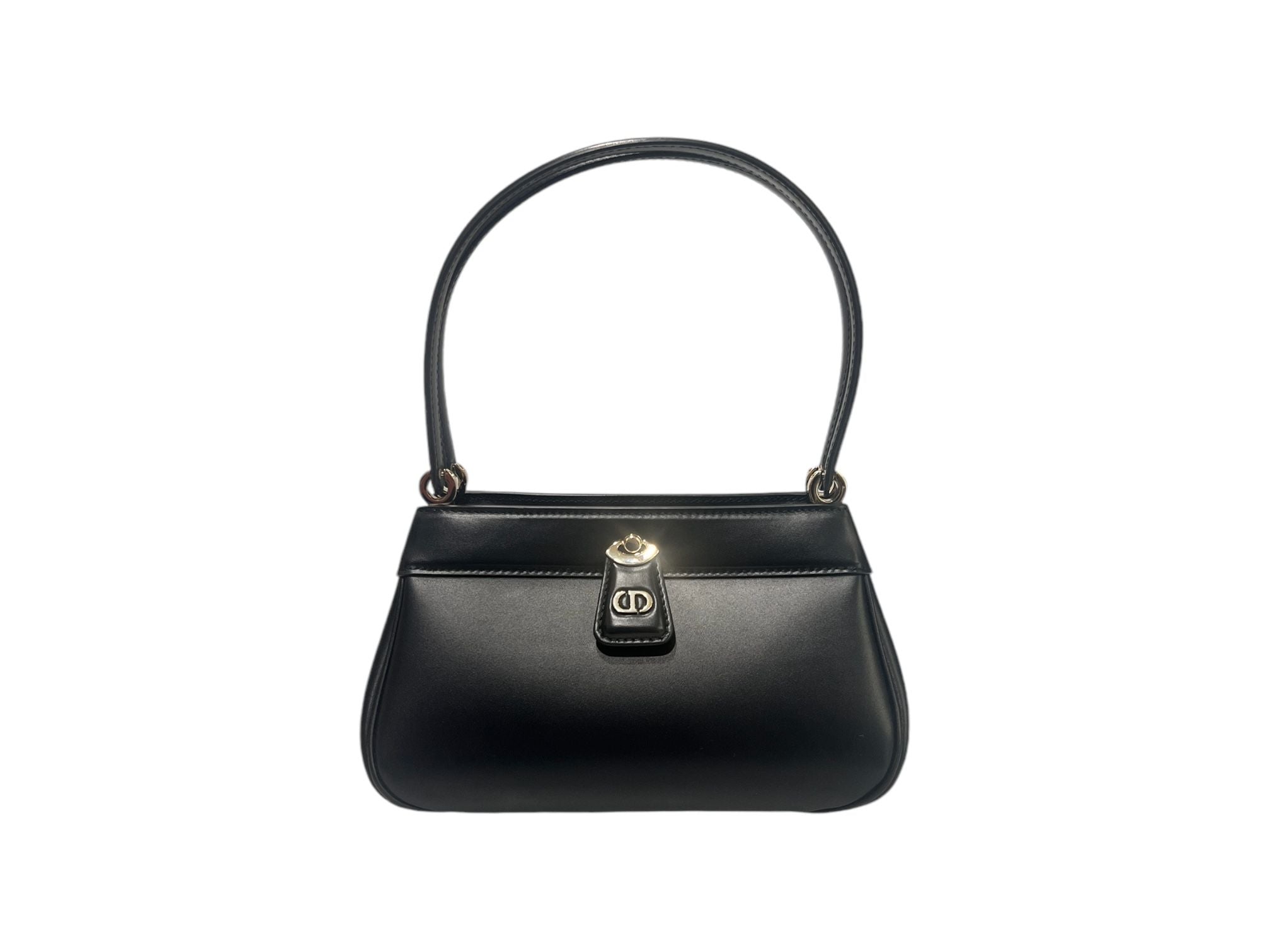 Dior Small Box Calfskin Shoulder Bag M1844OBEQ M900 Black