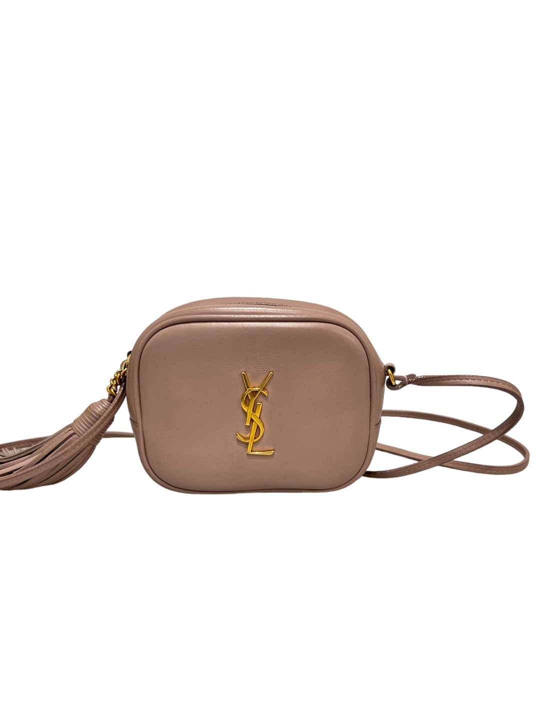 Saint Laurent Monogram Blogger Mini Crossbody Light Pink 425317