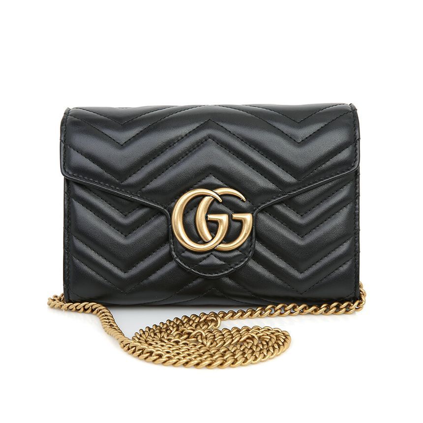 Gucci GG Mamont Matelasse Mini Bag Chain Cross 474575