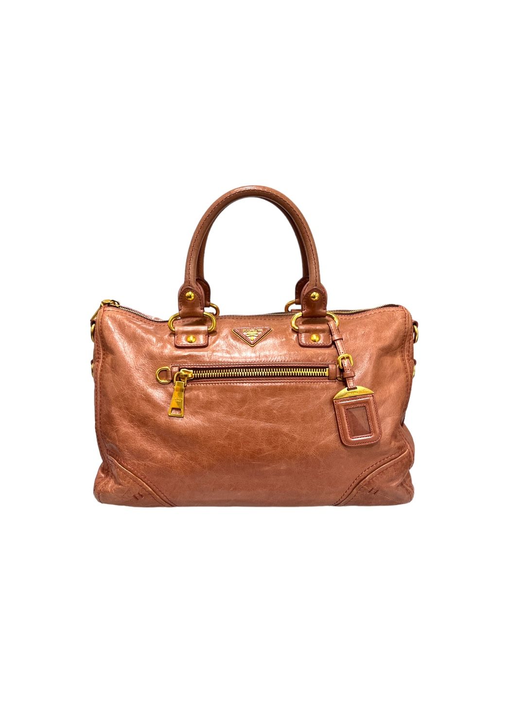 Prada Shiny Tote Bag BL0678 Pink