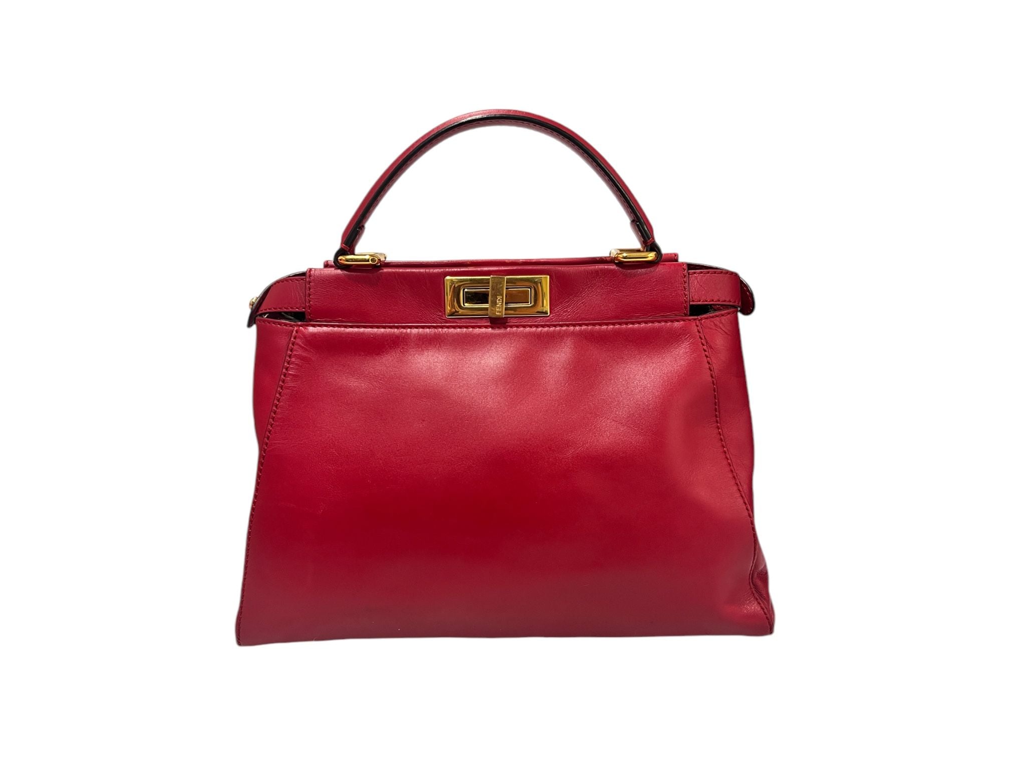 Fendi Medium Red Backpack 8BN226
