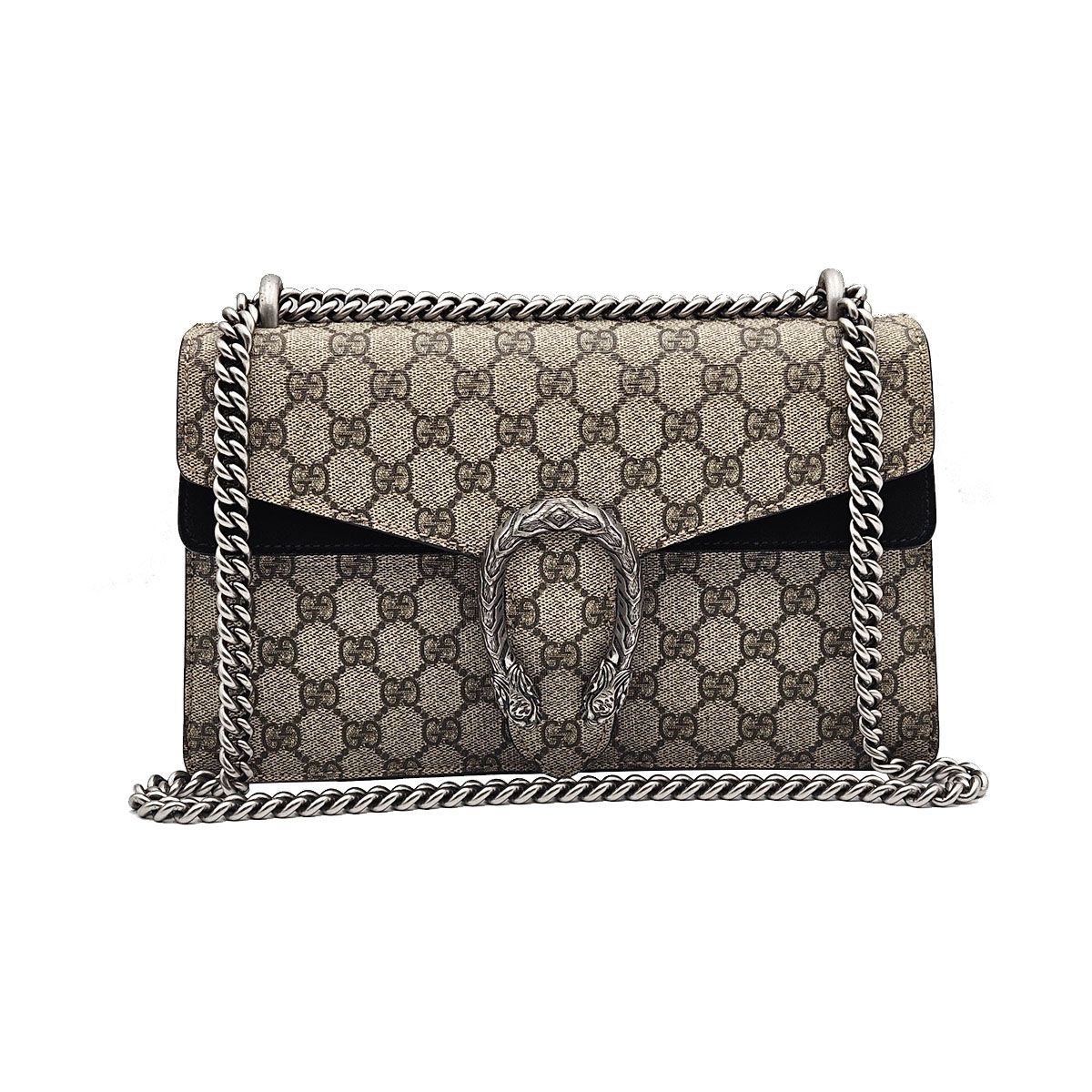 Gucci Supreme Canvas Dionysus Small Chain Shoulder Bag 400249 GG
