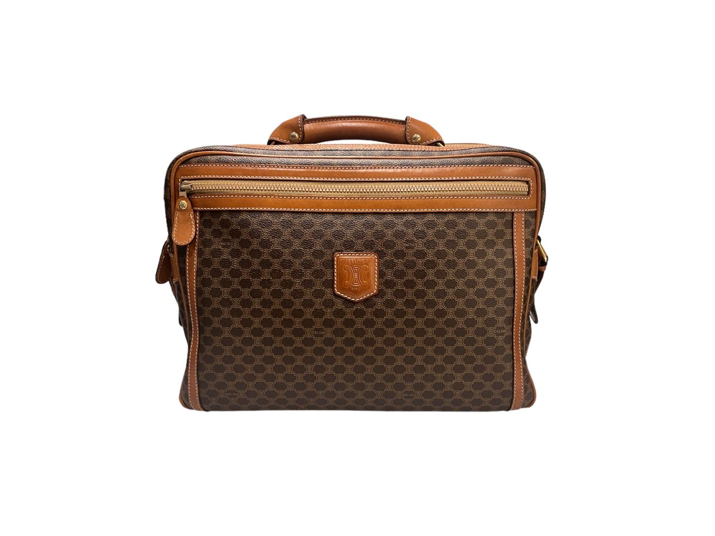 Celine Men's Vintage Macadam Briefcase - Brown (SKU: BR123)