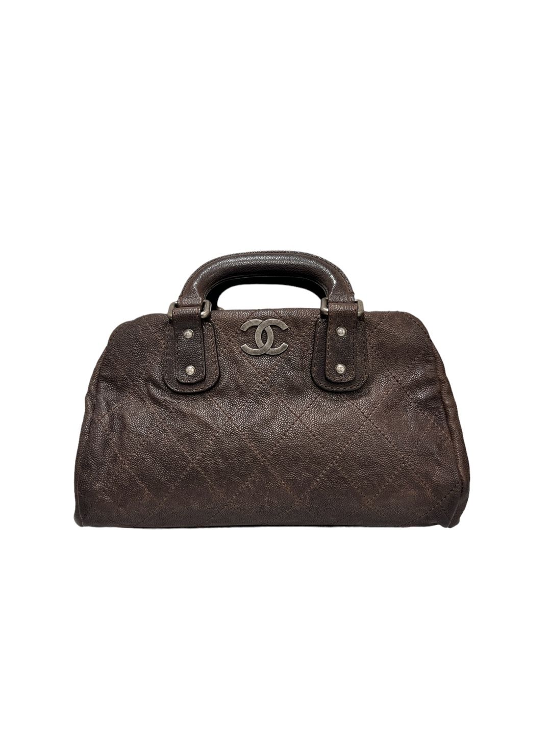 CHANEL Caviar Doctor Bag Brown SKU123