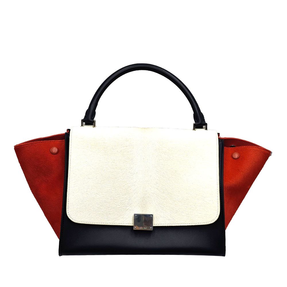 Celine Convertible Trapeze Tote Shoulder Bag Multi-Color SKU
