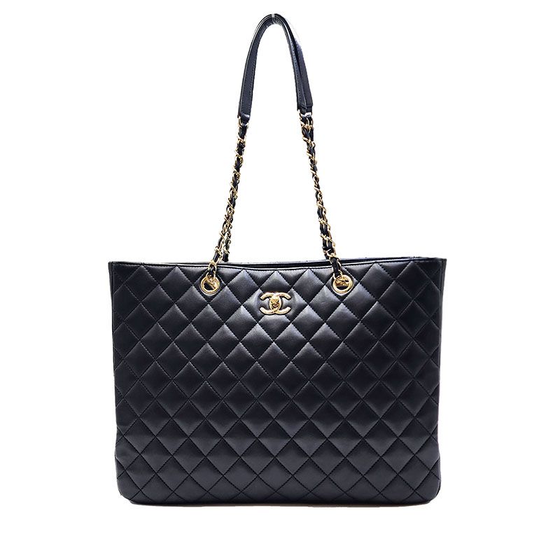 CHANEL Classic Timeless Shopper Bag Large Black A91046