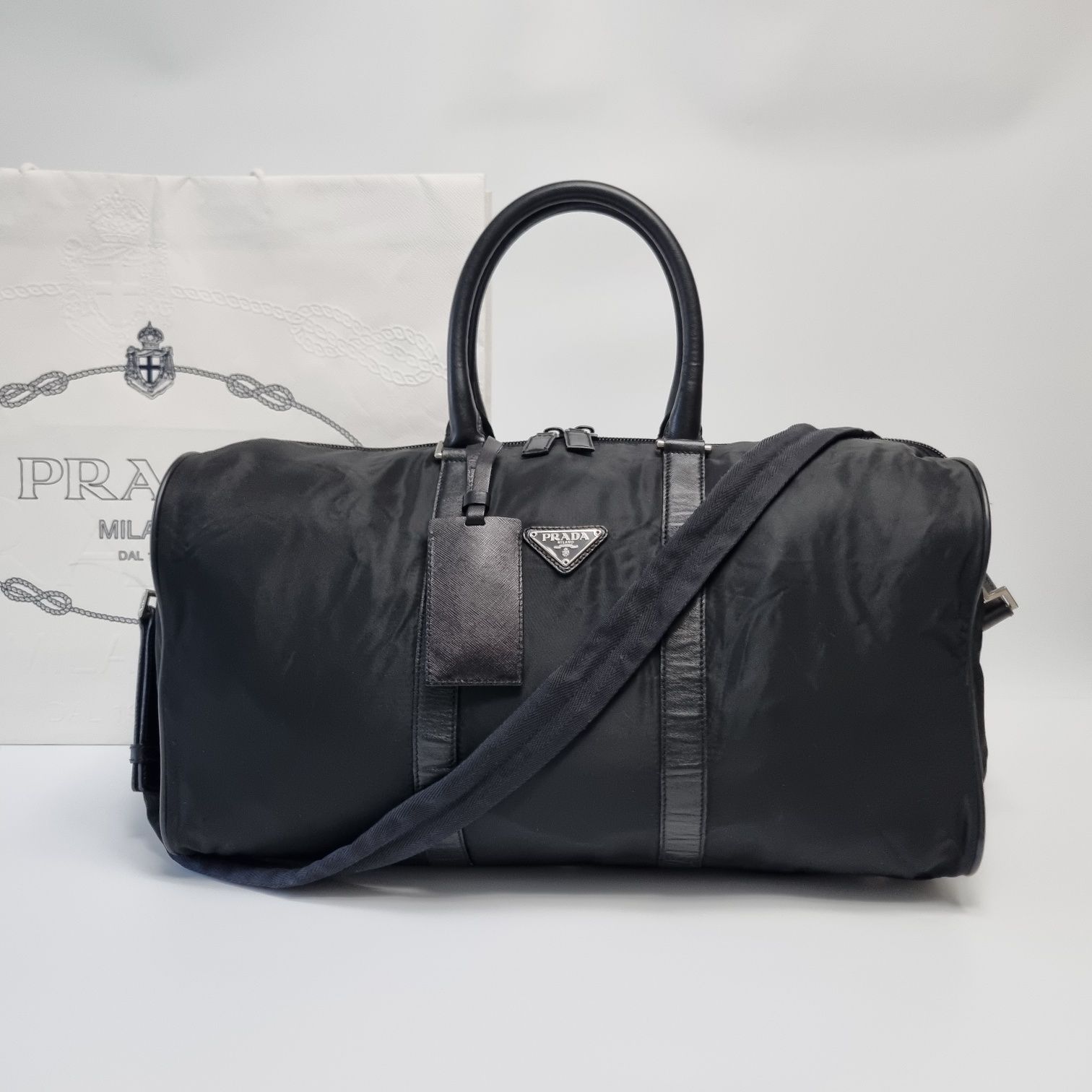 Prada 2WAY Golf Bag Travel Bag (with Strap) SKU 511-10