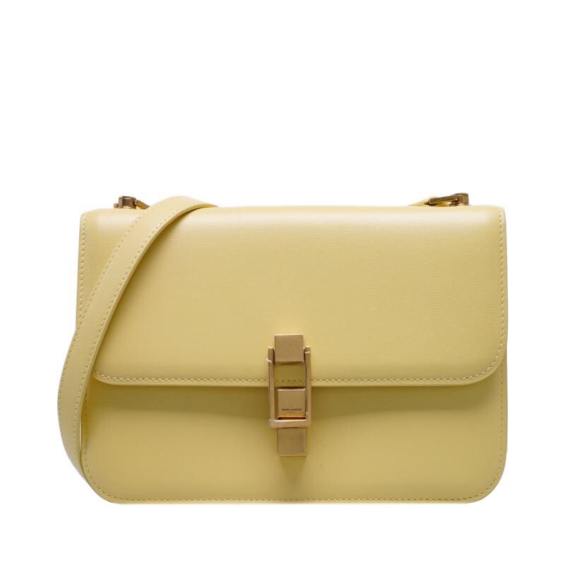 Saint Laurent Yellow Curry Satchel Shoulder Bag 633214