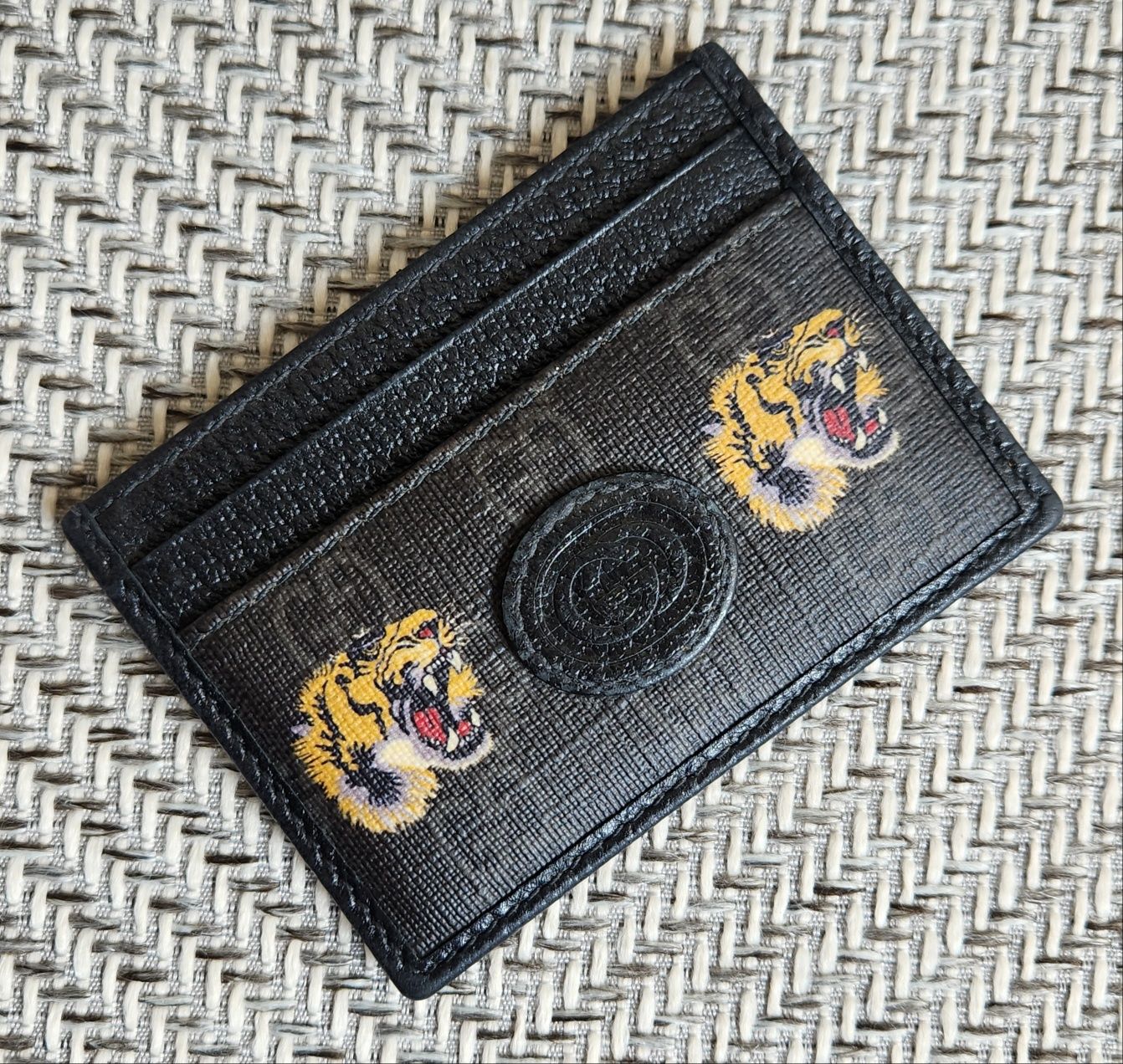 Gucci Tiger Print Card Wallet SKU12345